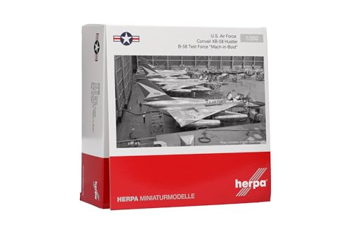 Modelo de avión militar B-58 Test Force Herpa, miniatura de colección premium 5