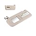 NKNKN 1Pair Beige Sunvisor Cover 74320-42501-A1 74320-42501-B3 for Toyota for RAV4 2005-2013 Car Sunshade Makeup Mirror