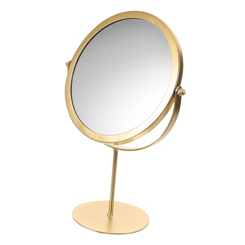 Espejo de maquillaje redondo con base giratoria Garneck