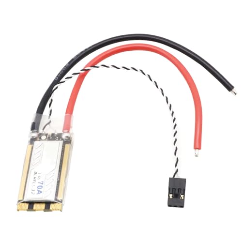 AM32 70A BLHeli_32 32Bit Single Brushless ESC 3-6S Current Meter Sensor for RC Airplane FPV DIY RC...
