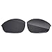 Eye Opening Stuff Polarized Replacement Lenses Compatible with Oakley Half Jacket Sunglasses - Dark Black