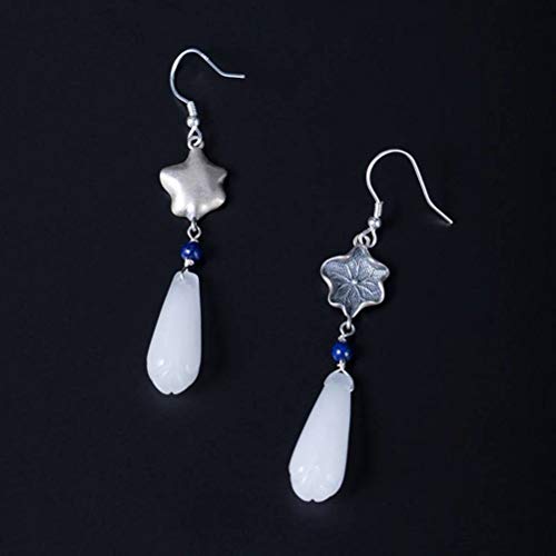 Boucles d'oreilles de Fleur de Magnolia Blanc pour femmes - 4