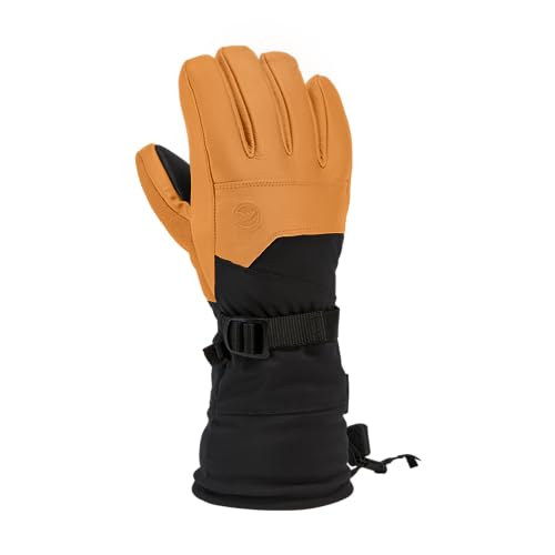 Gordini Men's Polar Glove, Black/Buff, X-Large