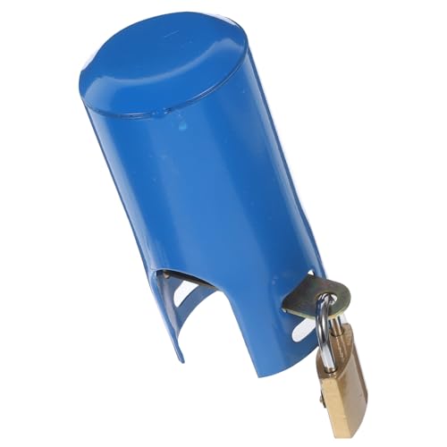 KONTONTY Faucet Locks Outdoor Key Spigot Lock Child-Proof Easy Install Outdoor Faucet Cover Protect Your Water Tap Random Style
