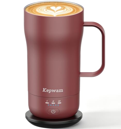 Kepwam Heated Coffee Mug T4, 16oz Smart Mug with Constant Temp Control