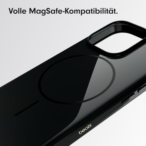 Beats iPhone 16 Pro Case - MagSafe, Kratzfeste Schutzhülle, passgenau, Innenfutter aus Mikrofaser - Samtschwarz – Ansicht 3