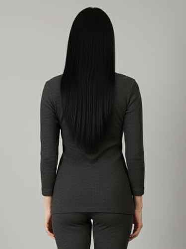 Image of Lux Cozi HEATEK Women's Ultra Soft Cotton 3 /4th Sleeves Thermal Top | Enhanced Flexibility | Deep Neck Ideal for Layering | Pack of 1