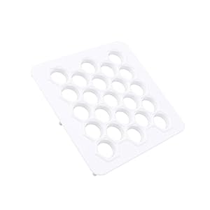 PRETYZOOM 23 Jiaozi Mold Automatic Door Belt Dumplings Mold Kitchen Asseriories Dumpling Molds Dumpling Jiaozi Maker Dumpling Skin Maker Machine Restaurant Equipment White