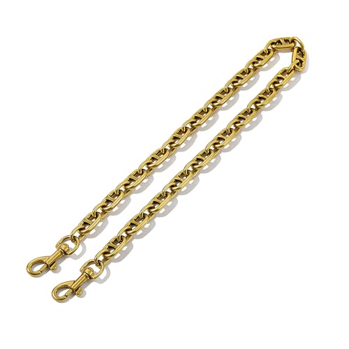 COICOIC Antique Gold Purse Chain Strap 23 Vintage Gold Shoulder Bag Chain 47 Brass Crossbody Chains Replacement for Coach Nolita Tabby Swinger Laurel Bags (Antique Gold 23 Inches)