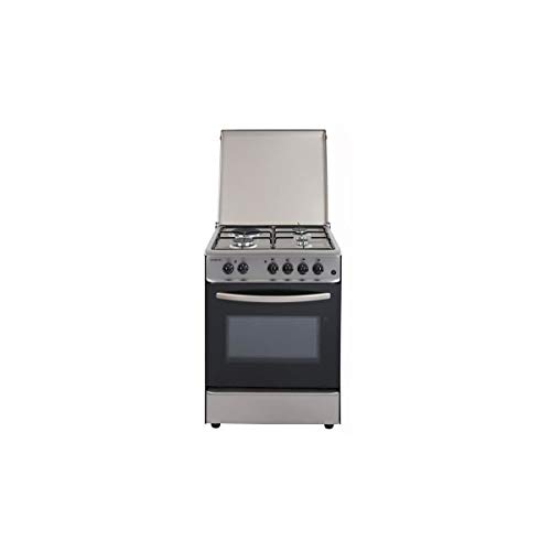 Oceanic oceacm6060ix8 - cuisiniere Table Mixte gaz/électrique-4 foyers-Four Convection naturelle-65 l-a-l 60 x h 85cm - INOX