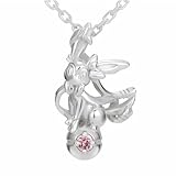 [ユートレジャー] 公式 ポケットモンスター ニンフィア&モンスターボールネックレス シルバー ギフト プレゼント メンズ レディース