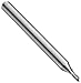 Niagara Cutter 17002535 Carbide Square Nose End Mill, Stub Length, Inch, Uncoated (Bright) Finish, Roughing and Finishing Cut, Non-Center Cutting, 30 Degree Helix, 2 Flutes, 1.5