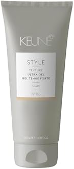 Keune Style Ultra Gel, Strong Hold & Shine Styling Gel for Wavy & Curly Hair, 6.8 Fl Oz