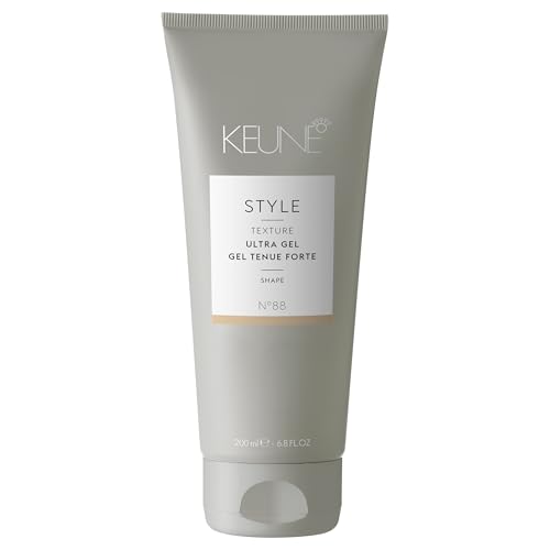 Keune Style Ultra Gel, Strong Hold & Shine Styling Gel for Wavy & Curly Hair, 6.8 Fl Oz