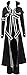 IOONCHI Vestaglia Kirigaya Kazuto Cosplay Capo Halloween Cosplay Costume Giacca Stampato Konno Yuuki Carnevale Cosplay Vestiti Felpa Pullover Cappotto, Nero , M