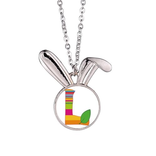 Collier lapin motif fruits oranges idée cadeau anniversaire fille