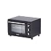 SEVERIN Mini-Four à chaleur tournante 20 L avec pierre à pizza et tournebroche, Four posable 1 500 W design simple et élégant, Mini-four électrique minuteur 60 min, Noir, TO 2068