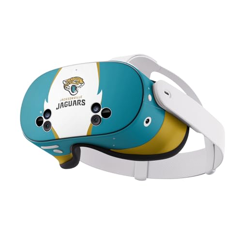 Autocollant Vinyle Meta Quest 3S NFL Jacksonville Jaguars Skin Casque VR
