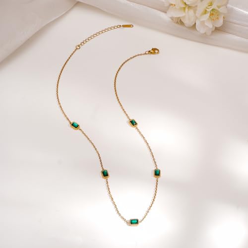 Image of Rubans Demi Fine Stainless Steel Necklace Chain Link Gift for Women & Girls