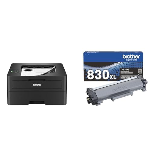 Brother HLL2460DW Printer and TN830XL High Yield Toner New Printer + High Yield Toner