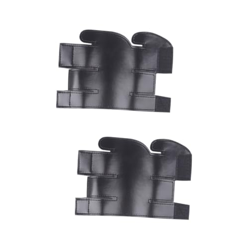 BESTonZON 2pcs Leather Trumpet Protector Trumpet Guard Wrap for Cornet Hand Grip Cover for Extended Durability