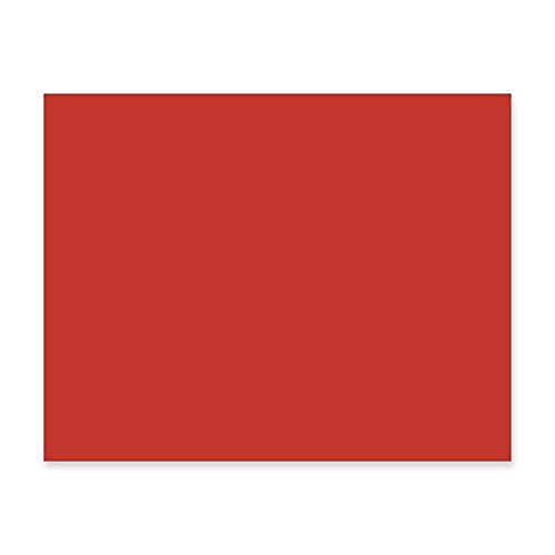 Pacon Peacock 100% Recycled Railroad Board, 22 x 28 Inches, 4-Ply, Red, Carton of 25 Sheets (5475-1)