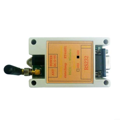 Transceptor RS232 868M inalámbrico industrial: solucione cortes de datos a larga distancia