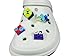 Handmade Croc Clog Shoe Decorative Charms made from Building Bricks, Interchangeable Fun! Compatible with Lego Bricks and Dots