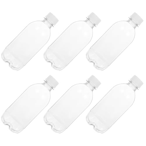 PACKOVE 6���� 300ml ���FPET�f�ނ̌g�їp�����r ���[�O���g�̃{�g���Ƃ��Ă��g���� �ȒP���\�� �ė��p�\�ȃy�b�g�{�g�� �����{�g��
