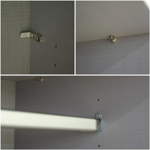 Lomadox Schlafzimmer Set 5-TLG. mit Bett 160x200, Schwebetürenschrank 200cm, Kommode, 2 Nachttische in Eiche mit Stahl Nb., Industrial Design – Bild 4