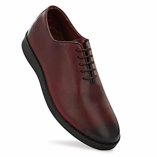 Image of Legwork Men's Leather Wholecut Oxford 2.0 Shoes for Men and Boys