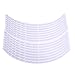 16PCS Autocollants Stickers Kit Bandes Jantes Moto, 18" Autocollant réfléchissant de Bande de Jante de Roue pour Roues de Moto Voiture Vélo Nuit Réfléchissant Sécurité Décoration Stripe