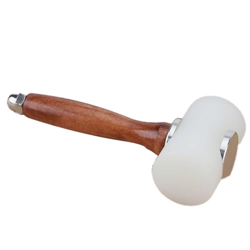 Benssey Martillo para Tallar de Nailon, Herramienta de Arte en Hecha A Mano, Registro Silencioso de Doble Cabeza, Manejar de Aleación de Aluminio, Percusión