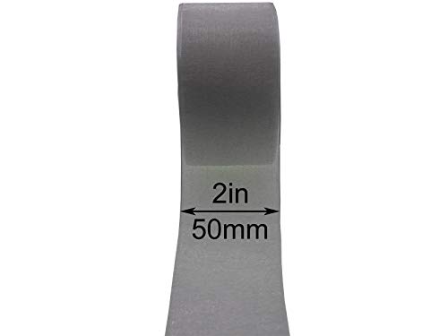 Organza Ribbon 2 Inch 50 Yards Shimmer Sheer Ribbon for Gift Wrapping Decoration Crafts DIY (2 Inch, 650001 White) - Image 2