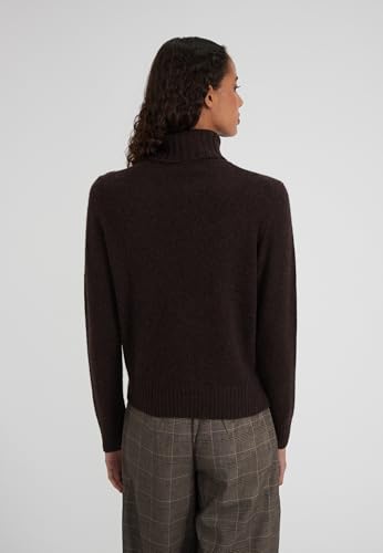Image of Style & Republic Women's 100% Cashmere Turtleneck Sweater, Regular Fit, Premium Knit Jumper for Autumn, Winter and Spring