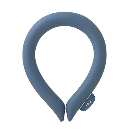 クールネックバンド ソリッドカラー クールリング 熱中症対策 エコ 男性用 女性用 ペット用 Cool Neck Band 28℃以下で白色化 小泉ライフテックス株式会社 (インディゴ)