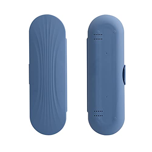 Rnaqpiao Portable Plastic Electric Toothbrush Travel Case for Philips Sonicare, Toothbrush Holder Travel Blue(1-Pack)