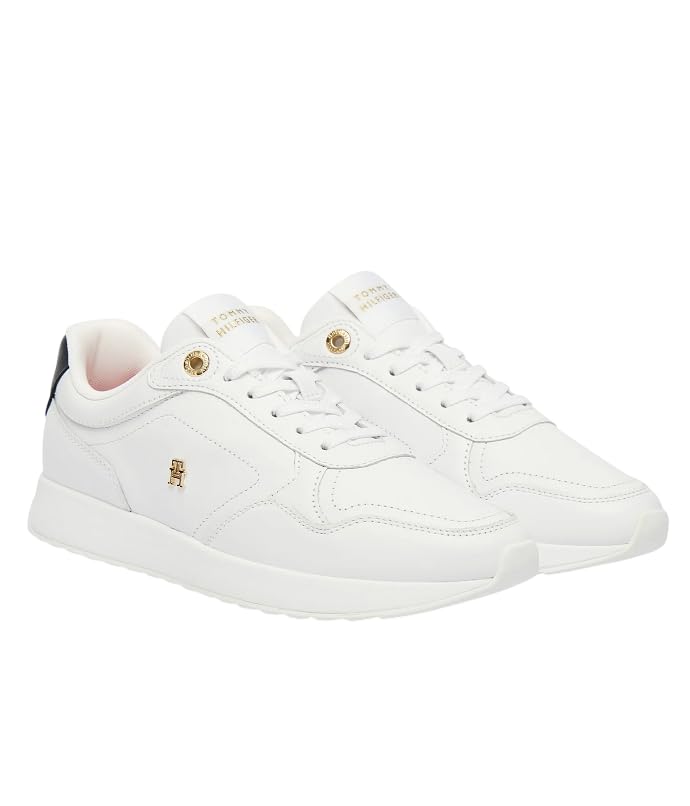 Tommy Hilfiger Women Corporate Mix MAT Runner FW0FW09318 Low-Top, Blau (RWB), 37, Blau RWB, 37 EU