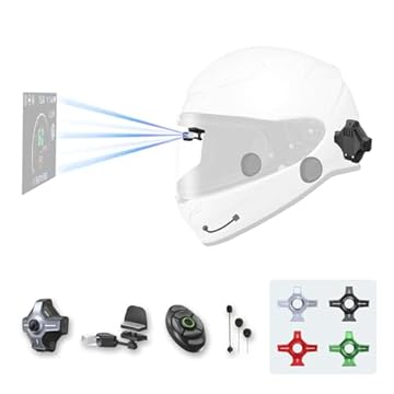 motorcycle helmet heads up display