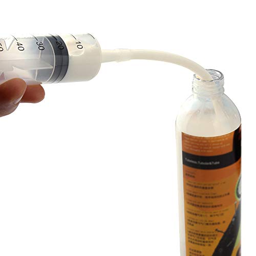 DECDEAL Injetor de selante sem câmara de ar para pneus de bicicleta Kit de mangueira de borracha de