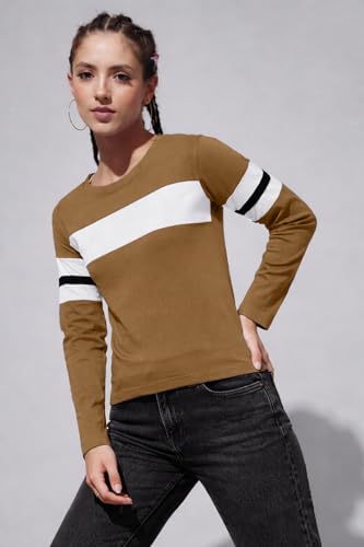 Image of THE DRY STATE Women Cotton Half Sleeve Round Neck Tshirt