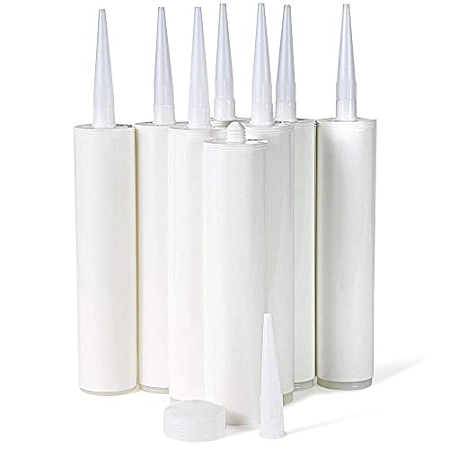 Tubo de Masilla Vacío de Plástico 300 ml, Pack 8 miniatura 1