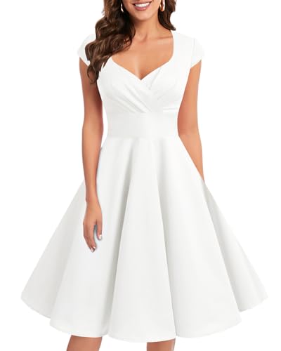 Image of Bbonlinedress Women Short 1950s Retro Vintage Cocktail Party Swing Dresses