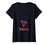Photo Gallery donna tron trx logo image cryptocurrency maglietta con collo a v Photo Gallery donna tron trx logo image cryptocurrency maglietta con collo a v