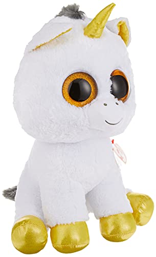 ty Glubschis - Pegasus Einhorn, weiĂź/gold - Beanie Boos - 42 cm