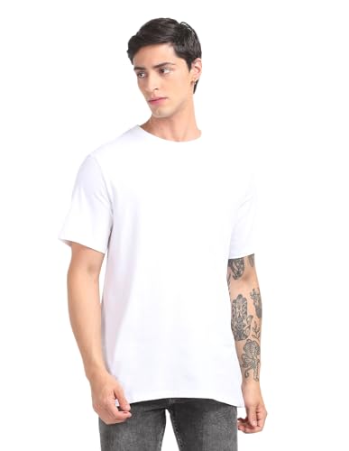 Calvin Klein Men's Smooth Cotton Solid Crewneck T-Shirt