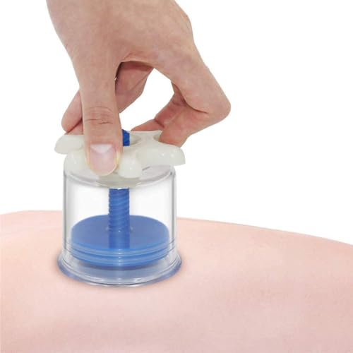 Juego de Ventosas de Vacío para Terapia de Cupping, Diseño Manual Giratorio para Masaje en Puntos de Acupuntura TCM en Todo el Cuerpo, Uso Profesional en Salones de Belleza miniatura 5