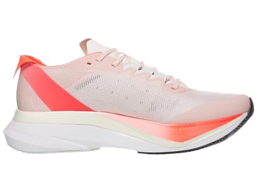 Adidas Women's Adizero Boston 12 Running Shoes Sneaker, Sandy Pink/Aurora Met./Solar Red, 9 Wide