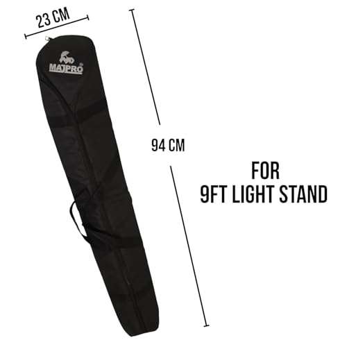 Image of 9ft Light Stand Bag - Large-Capacity Padded Carry Case for Tripods, Softboxes, Ring Lights, Backdrop Stands & Photography Gear - Heavy-Duty Fabric, Water-Resistant, Easy to Carry