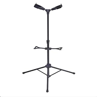 COUYY Dual Guitare Guitare Stand Automatique Verrouillage Pliage Portable Hauteur Réglable Trépied Universal Triplage… - Les Beatles, Paul McCartney, John Lennon, RIngo Starr, George Harrison